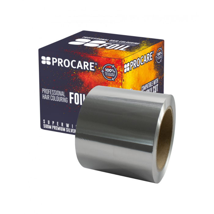 Procare Premium Silver Superwide Hair Foil Roll 120MM X 500M
