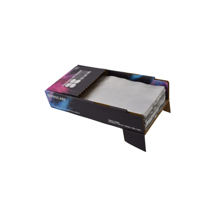 Procare Superwide Extra Long Pre-Cut Foil Embossed Silver 130mm x 300mm (500)