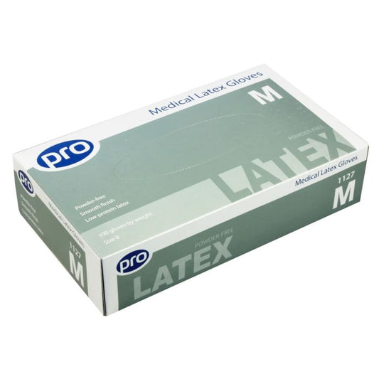 Latex Powder Free Gloves (100 pack)